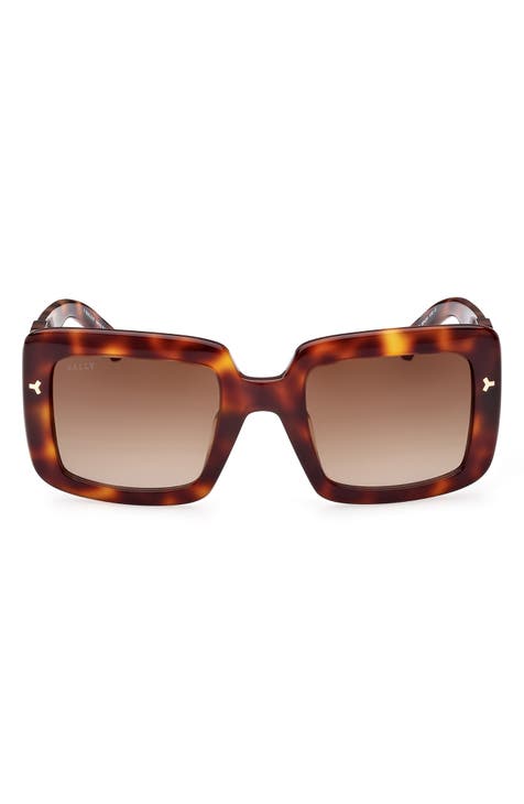 Gafas de sol cuadradas degradadas de 53 mm