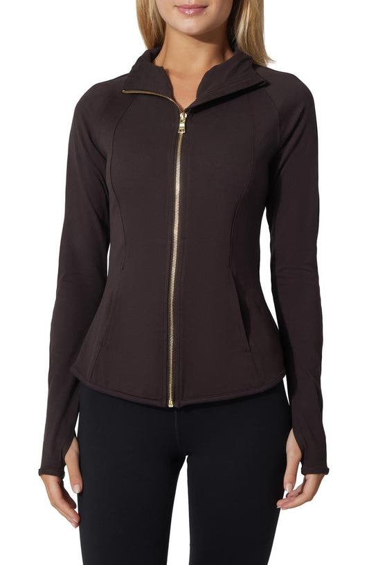 Lux Rebel Flared Full Zip Sweatshirt
