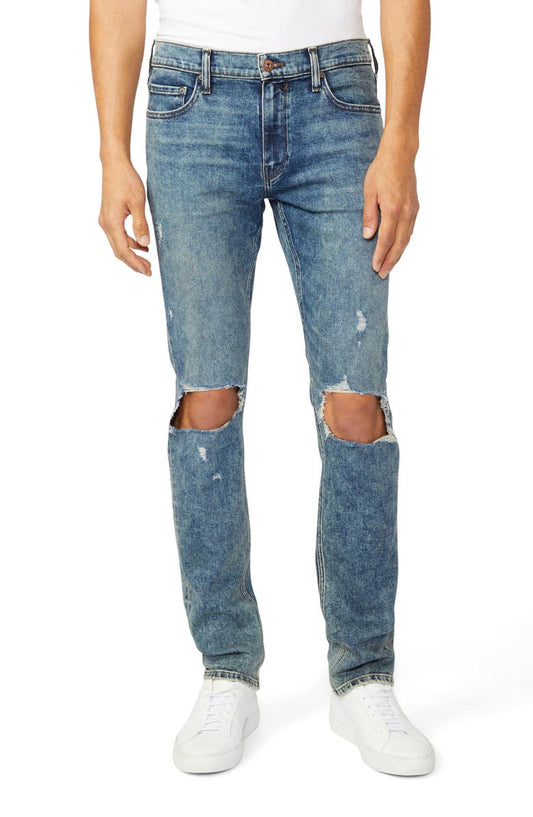 Lennox Ripped Slim Fit Jeans (Jorgensen Destructed) (Regular & Big)