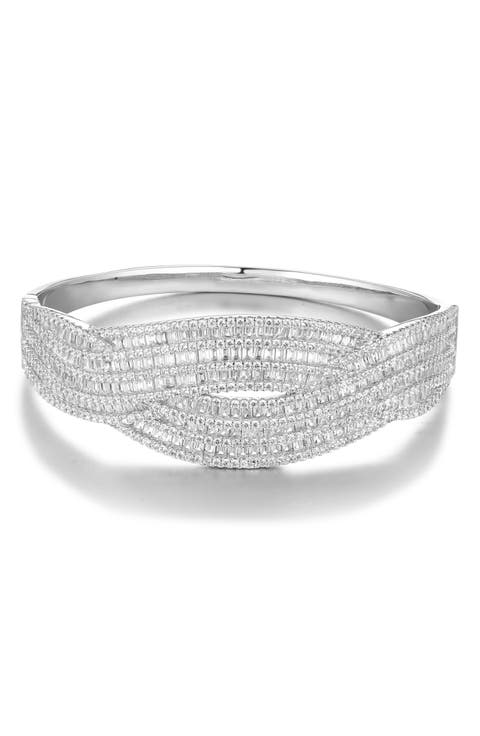 Cubic Zirconia Bangle Bracelet