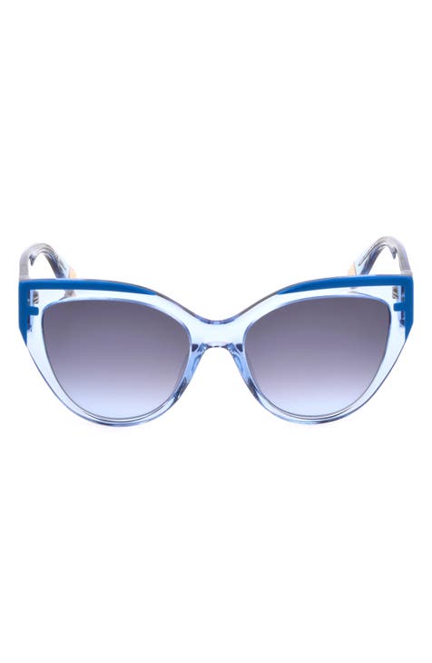 Gafas de sol Cat Eye de 58 mm degradadas