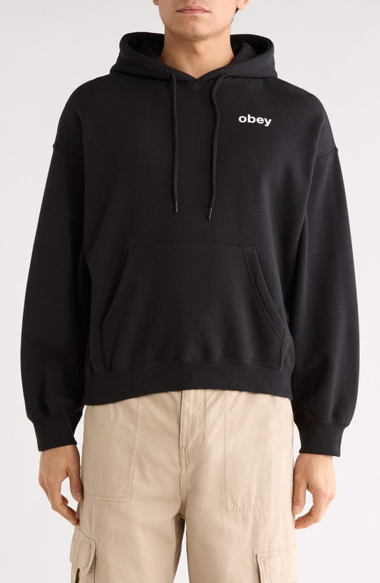 Time Baggy Cotton Blend Hoodie