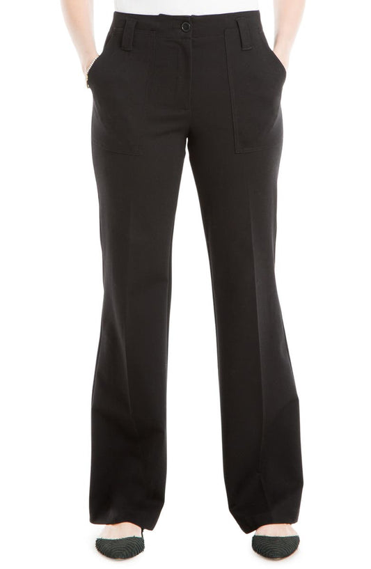 Ponte High Waist Wide Leg Pants