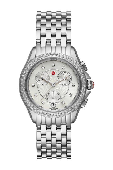 Reloj pulsera Belmore para mujer, 37mm - 0.38 ctw