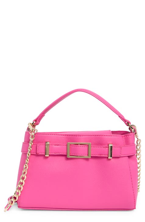 Bolso de asa superior convertible con hebilla