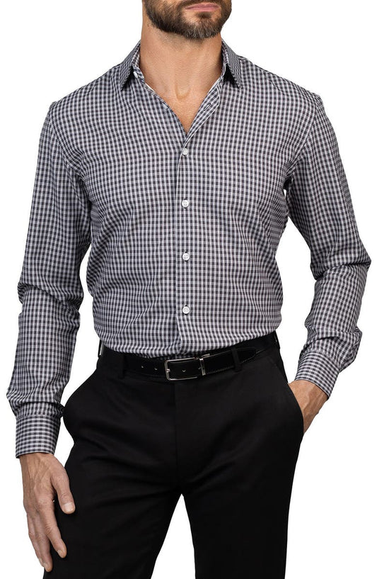 Trim Fit Check Dress Shirt