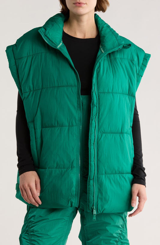 FP Movement In a Bubble Oversize Puffer Vest