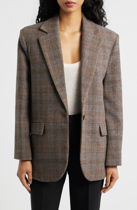 Roma One-Button Blazer