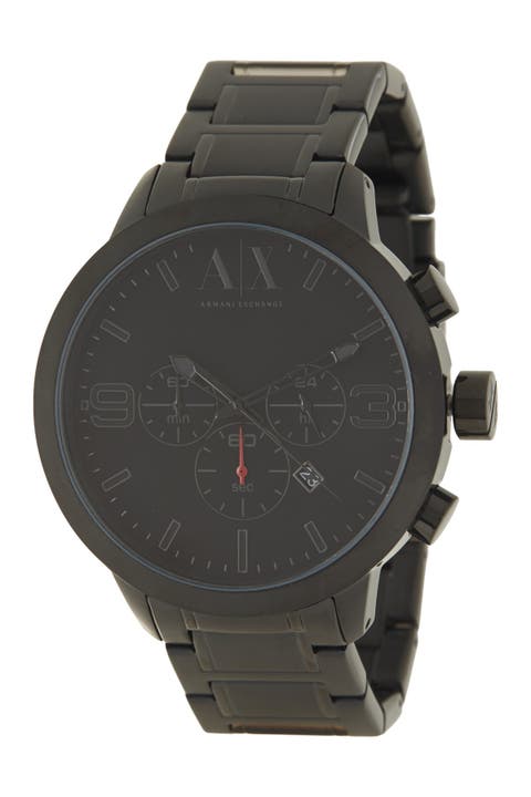 Reloj de pulsera cronógrafo redondo para hombre, 49 mm