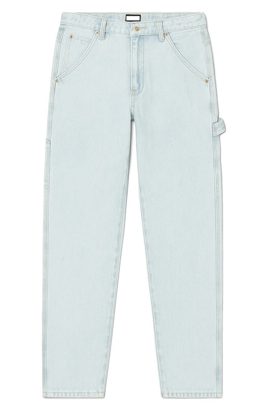 High Waist Carpenter Jeans (Bleached Denim)