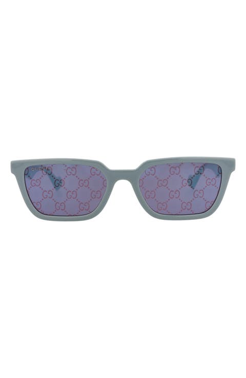 Core 55mm Rectangular Sunglasses