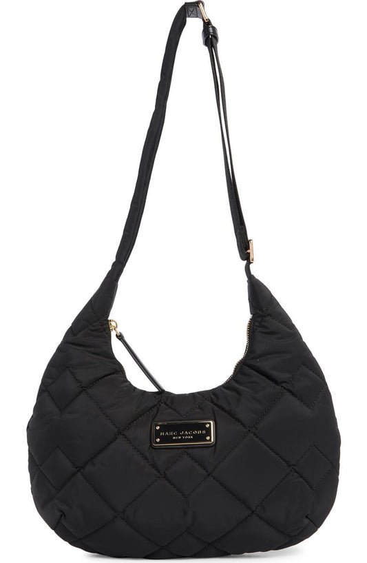 Quilted Nylon Shoulder Bag