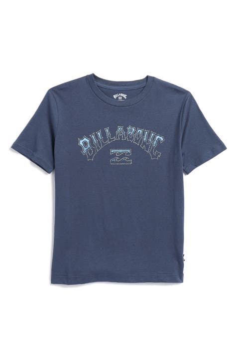 Camiseta gráfica de algodón Grady Wave para niños (niño grande)