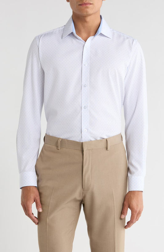 Slim Fit 4-Way Stretch Performance Dress Shirt