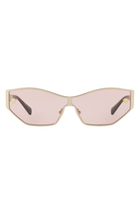 67mm Polarized Gradient Butterfly Sunglasses