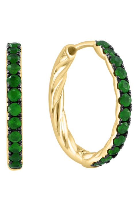 Twisted Hoop Earrings