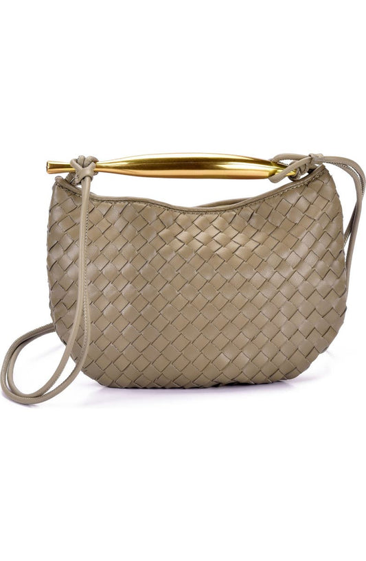 Woven Convertible Crossbody Bag
