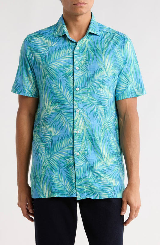 Palm Leaf Performance Knit Polo