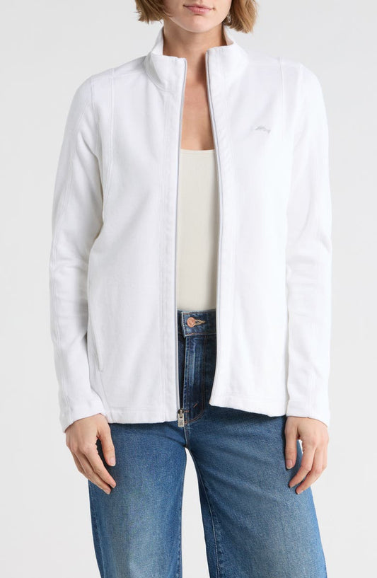 Brushed Rib Full Zip Sweatshirt