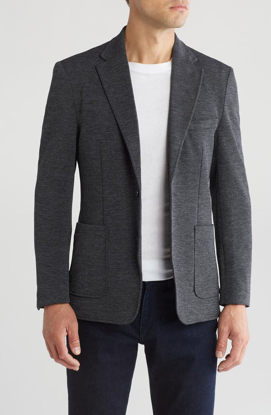 Mélange Knit Sport Coat