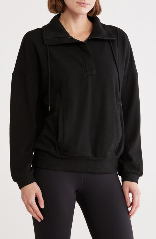 Cozy Half Zip Pullover Sweatshirt