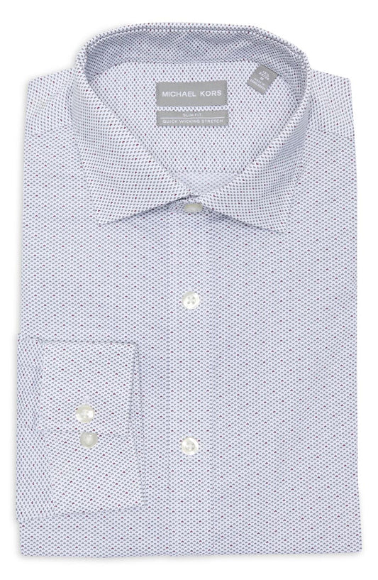 Slim Fit Stretch Cotton Dress Shirt