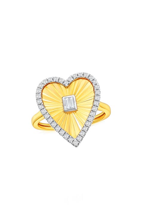 Anillo Corazón Circonita