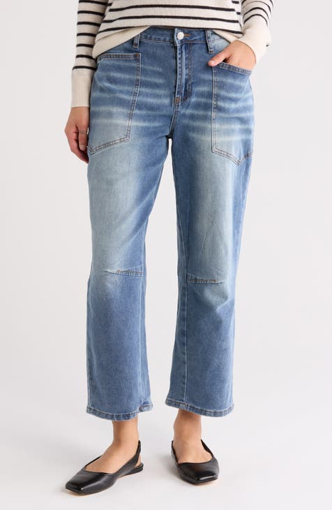 Vaqueros cortos con pernera barril de Barbie