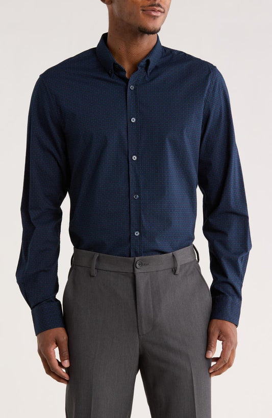 Medallion Print Dress Shirt