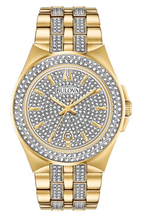 Reloj con Pulsera de Cristal y Collar con Etiqueta de Perro, 42mm