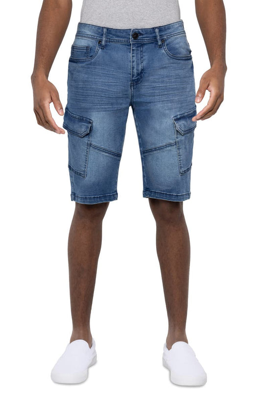 Denim Cargo Shorts