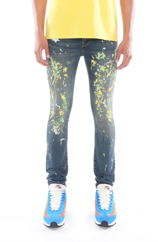 Punk Spattered Super Skinny Jeans (Chaos)