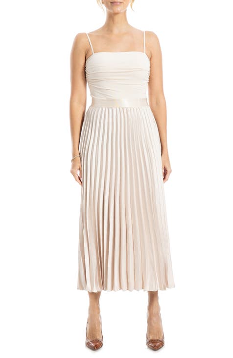 Vestido midi sin mangas