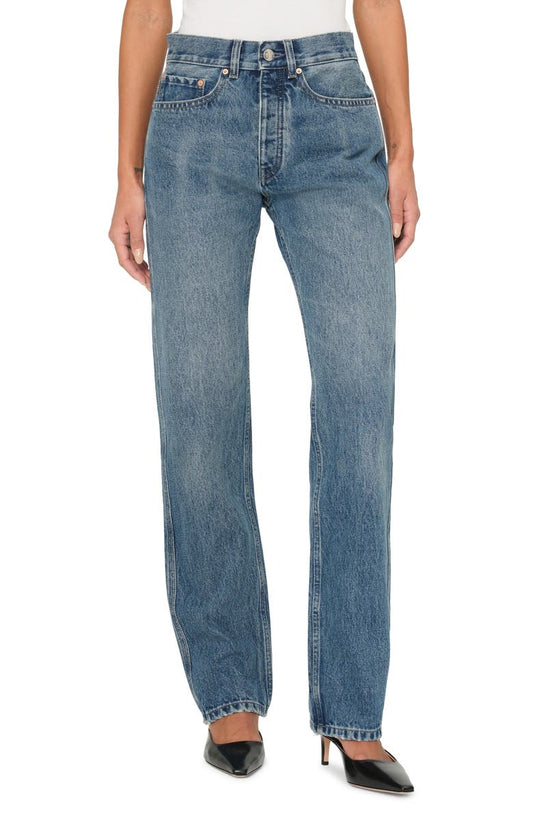 Romie Mid Rise Straight Leg Jeans (Endless Sea Vintage)
