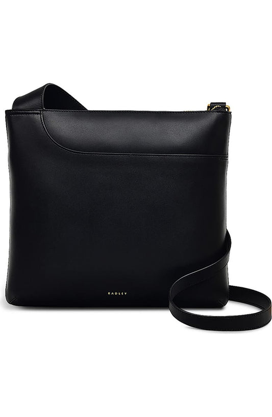 Pockets Large Zip Top Crossbody Bag