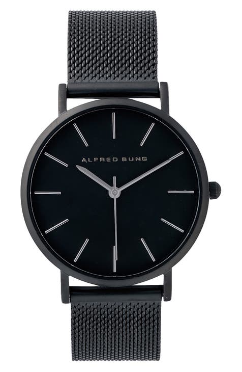 Reloj con correa de malla Muse, 36 mm