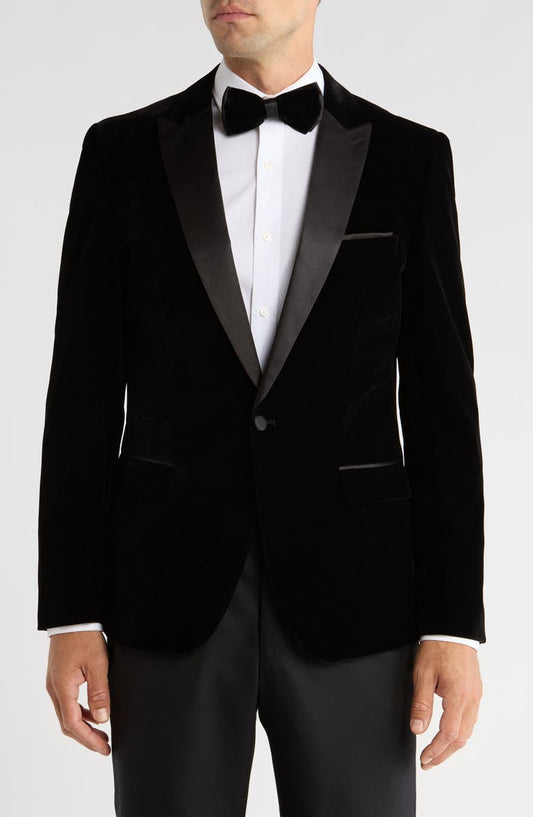Peak Lapel Velvet Dinner Jacket
