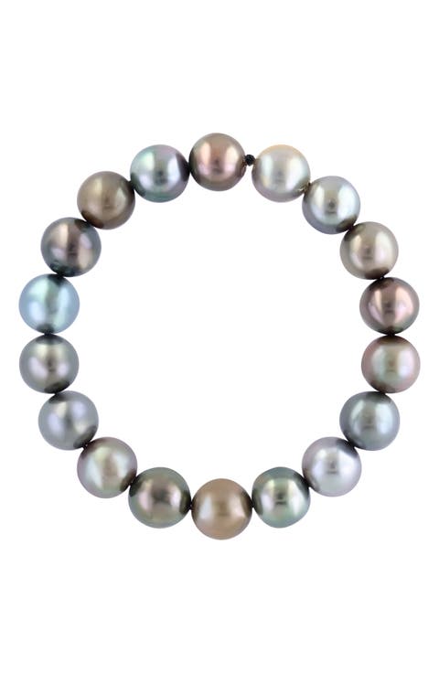 10mm Grey Freshwater Pearl Bracelet