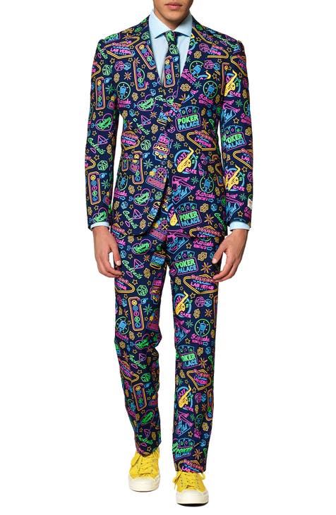 Traje de dos botones con solapa de muesca de Mr. Vegas