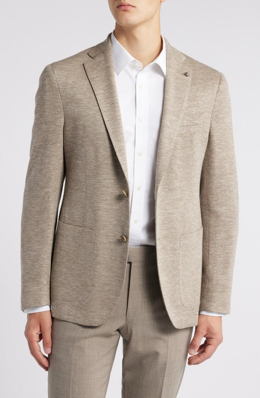 Hartford Wool & Silk Blend Piqué Sport Coat