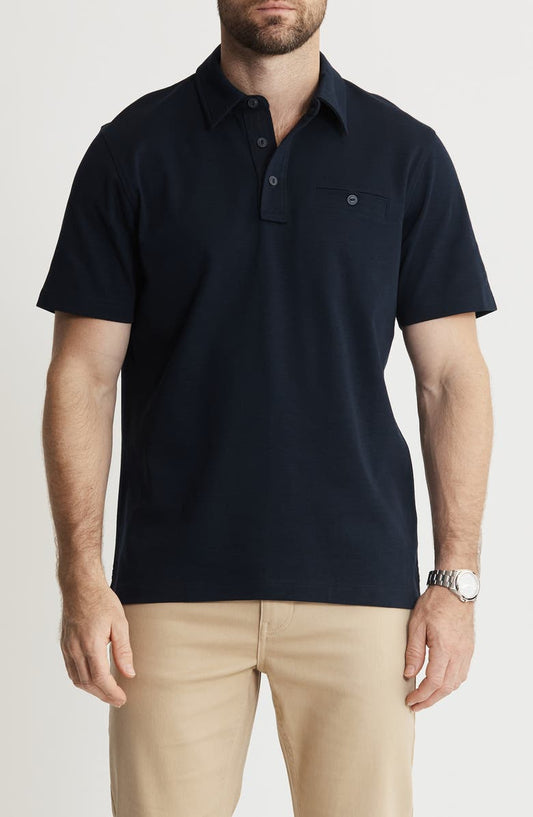 Reverse Cotton Slub Polo