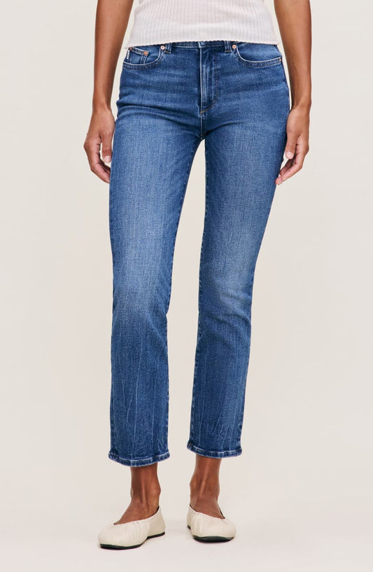 Mara Straight Instasculpt™ Mid Rise Jeans (Palm Springs DL Airbrushed)