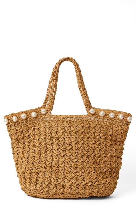 Bolso de mano Kellie con adornos de perlas de imitación