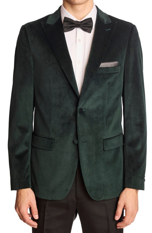 Kyle Slim Fit Velvet Dinner Jacket (Regular & Big)