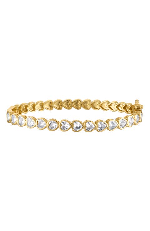 Kids' Heart Cubic Zirconia Bracelet