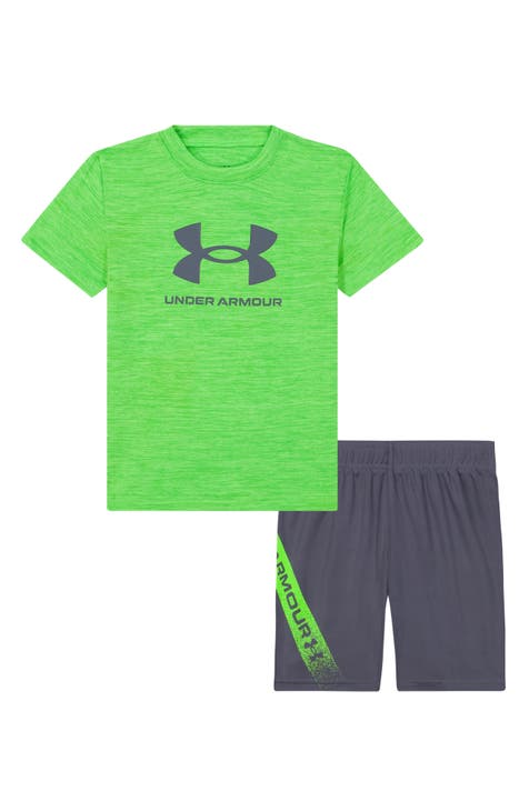 Conjunto de camiseta y pantalones cortos de manga corta Tech Fade para niños (niño pequeño)