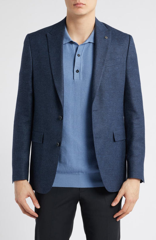 Rawdon Slim Fit Stretch Wool & Linen Sport Coat