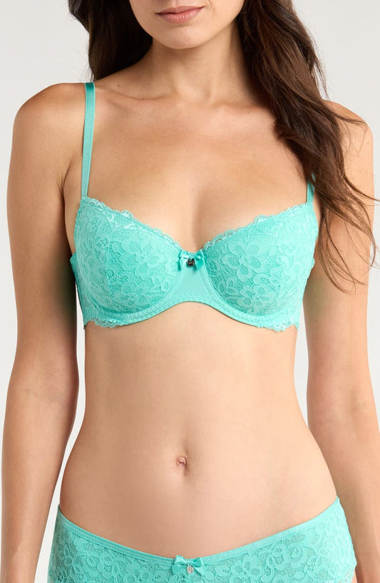 Marine Lace Underwire Bra