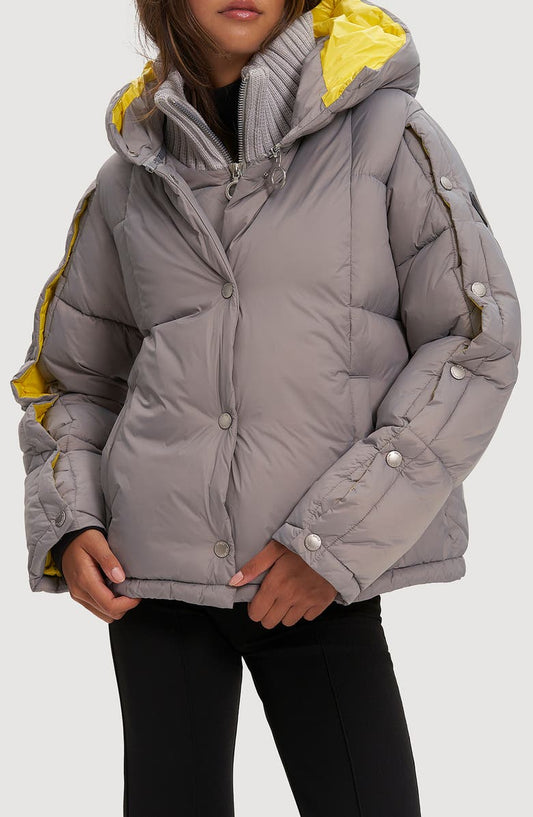 Amelia Water Resistant Quilted Snow Jacket