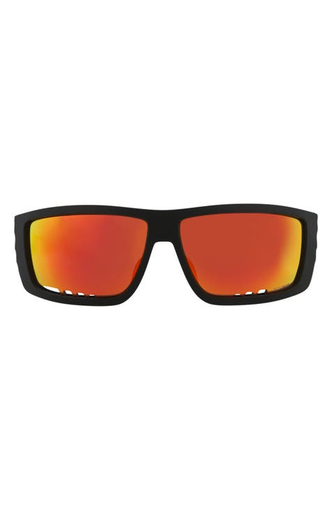 Gafas de sol deportivas rectangulares de 64 mm